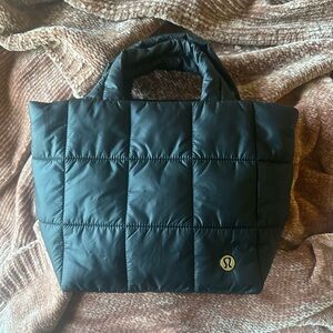 lululemon athletica Black Quilted Crossbody Bag
